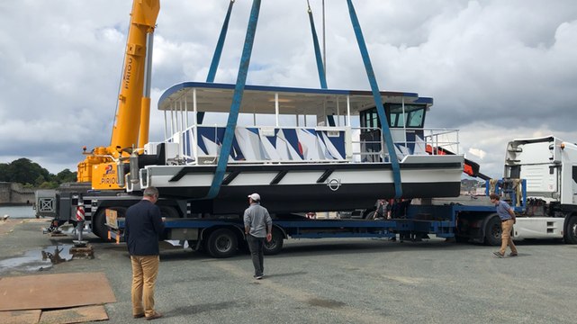 Le Vachic de retour dans le port de Concarneau
