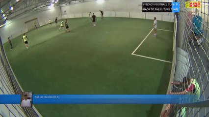 But de Nicolas  (8-3) - FITZROY FOOTBALL CLUB  Vs BACK TO THE FUTURE TEAM  - 11/06/19 21:00