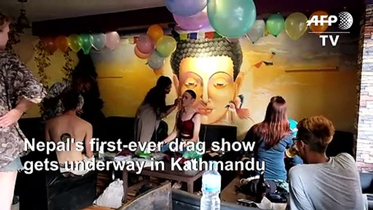 Nepal holds first-ever drag show