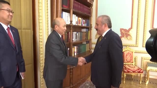 TBMM Başkanı Şentop, Moğolistan'ın Ankara Büyükelçisi Bold'u kabul etti