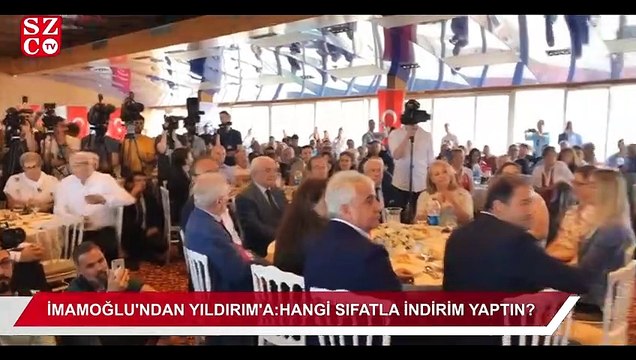 İmamoğlu’ndan Yıldırım’a: Hangi sıfatla doğalgaza indirim yaptın?