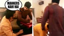 fan meets Ranbir Kapoor and touches his feet, the actor ends up getting trolled