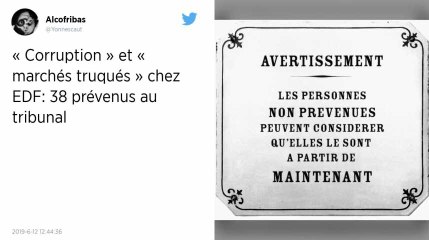« Corruption » et « marchés truqués » chez EDF : 38 prévenus au tribunal