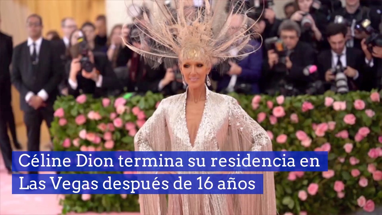 Céline Dion termina su residencia en Las Vegas después de 16 años