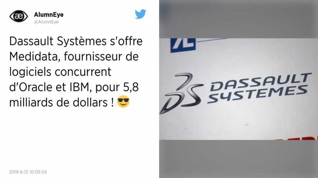 Dassault Systèmes signe sa plus grosse acquisition avec Medidata et devient un acteur clef dans la santé