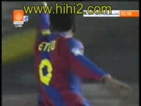 barca vs valence 2eme goal etoo