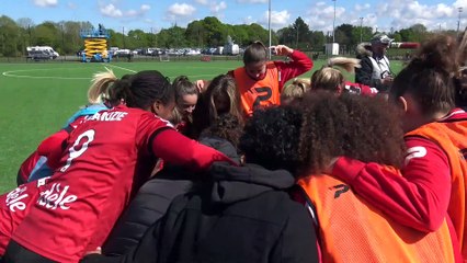 D1F : Guingamp  Paris St Germain (1-1) - Réactions de Louise Fleury et Julie Debever