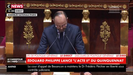 Ce qu'il faut retenir du discours de politique générale d'Edouard Philippe