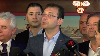 İMAMOĞLU GAZETECİLERİN SORULARINI YANITLADI
