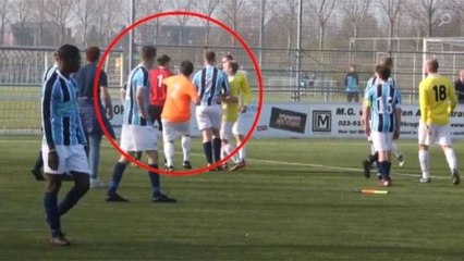 Hollanda'da futbolcu döven yan hakeme 3 yıl sahalardan men cezası