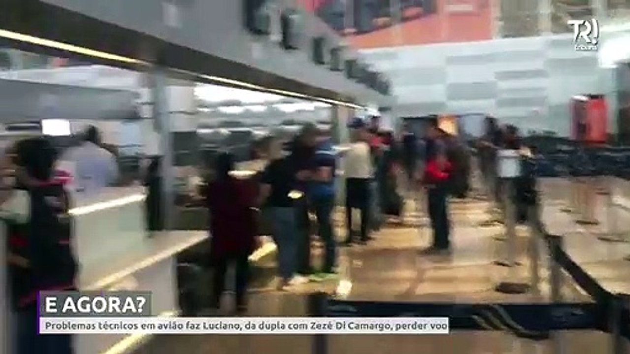 Problemas no avisão faz Luciano, da dupla com Z...