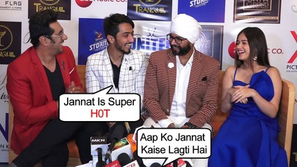 TIK TOK Star Faisu Opnely Flirt's With GF Jannat In Front Of Media At The Launch Of His New Song