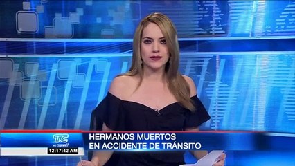 Dos hermanos mueren en accidente de tránsito en Pichincha
