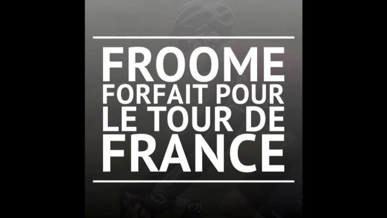Tour de France : Chris Froome est forfait!