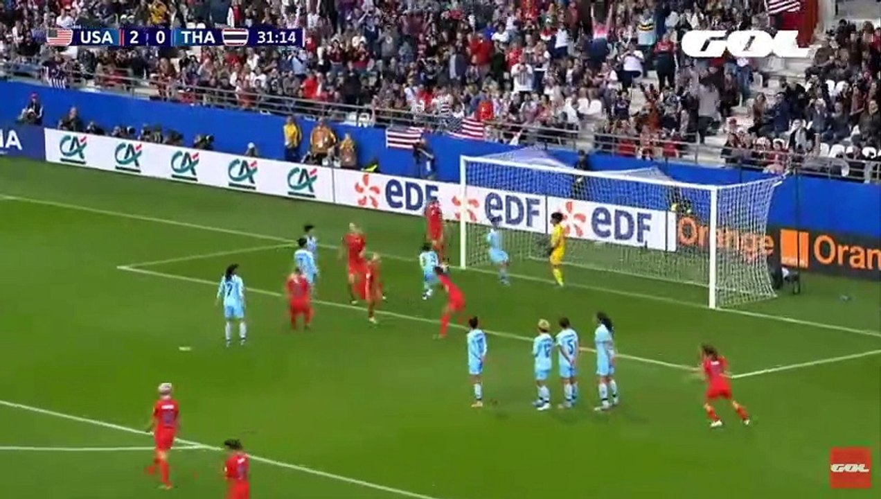 RESUMEN | Estados Unidos 13-0 Tailandia MUNDIAL FEMENINO 2019
