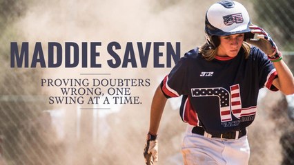 Maddie Saven - Proving doubters wrong, one swing at a time