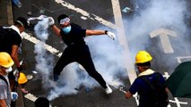 Hong Kong clashes erupt after protesters storm legislature