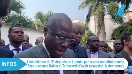 RDC : Martin FAYULU dénonce '' l'assassinat de la démocratie par la Cour Constitutionnelle"