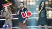 The Voice 2016 | Lola Bai VS Louyena - Encore et Encore (Francis Cabrel) | Battle