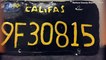 Fake Plate Leads To Arrest! Truck Driver Pulled Over For Hand-Painted License Plate!