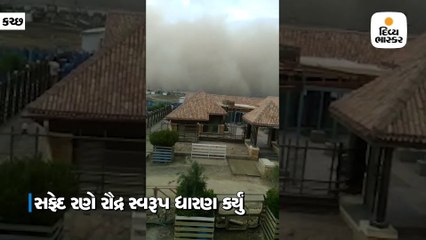 ગુજરાતના સફેદ રણનો બદલાયો નજારો, ‘વાયુ’ના પગલે રૌદ્ર સ્વરૂપ ધારણ કર્યું