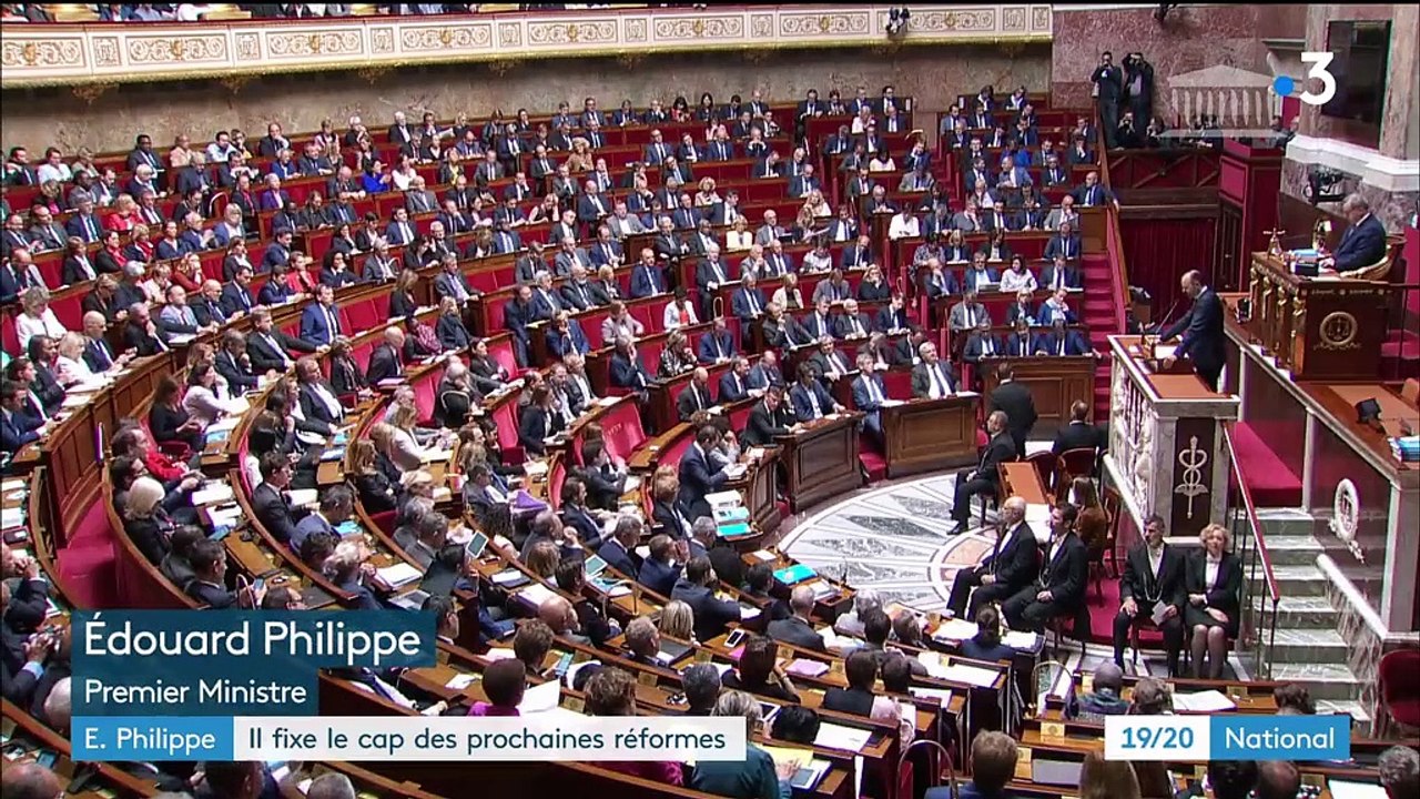 Assemblée nationale : Édouard Philippe ouvre l'acte II du quinquennat