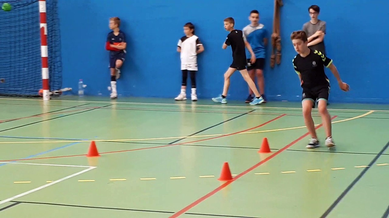 Echauffement U13 Intersecteur Caen-Ouest