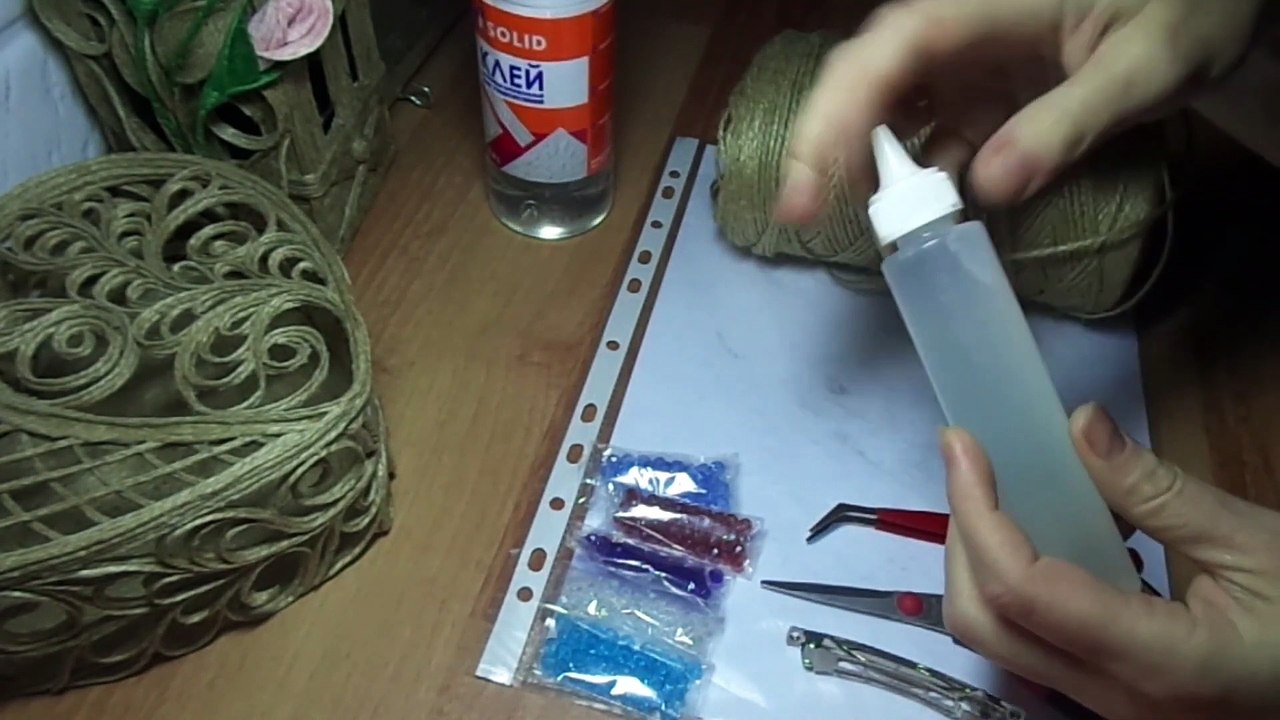 MK - Jute Hairpin - “ EVA “ @evadusheva  ⁄ Jute craft_⁄ filigree _⁄  #evadusheva