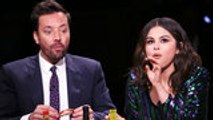 Selena Gomez Takes on the 'Hot Ones' Challenge With Jimmy Fallon | Billboard News
