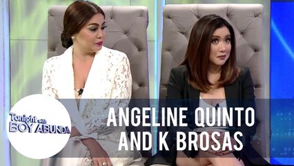 K Brosas and Angeline tell the story on how they met | TWBA