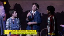 Susana Zabaleta rompió en llanto al ver debutar a su hijo en teatro.