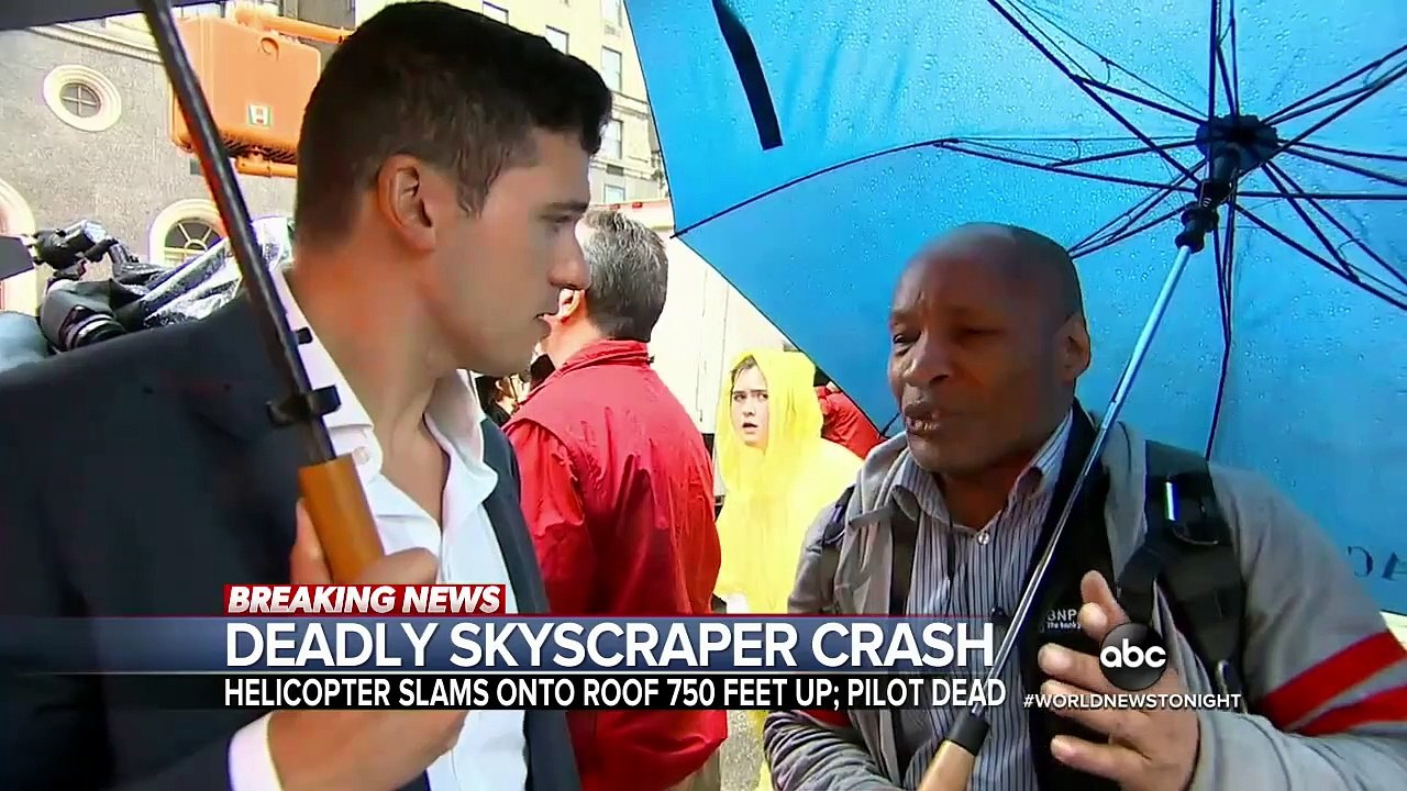 Helicopter pilot killed after crashing into New York City skyscraper