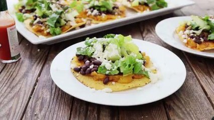 Butternut Squash & Black Bean Tostadas