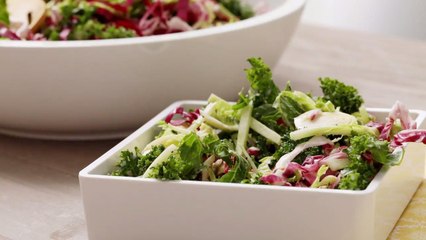 How to Make Kale Salad with Creamy Poppy Seed Dressing
