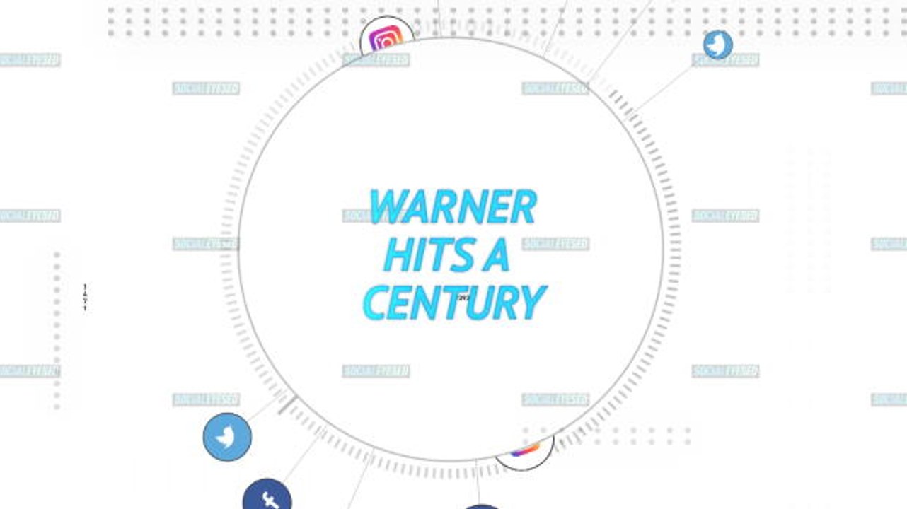 Socialeyesed  - Warner hits a century in Australia win