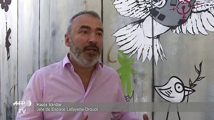 Los murales de Banksy reconstituidos en una exposición en París