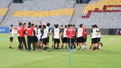 استعدادات منتخب مصر لمباراة تنزانيا