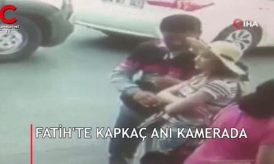 İstanbul'da kapkaç dehşeti kamerada