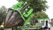 Gigantic Machine  Relocates Trees Without Chopping Them Down - Dutchman Truck Spade