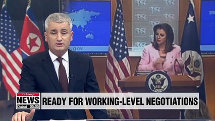 U.S. ready for working-level negotiations with N. Korea