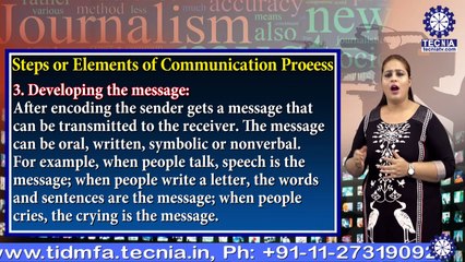Ms. Shopita Khurana || Communication process || TIAS || TECNIA TV
