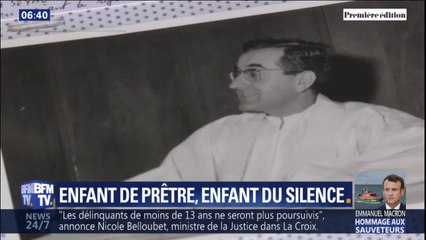 "C'est la honte, c'est l'opprobre." Fille d'un ancien prêtre, Nathalie se bat pour que les "enfants du silence" ne soient plus tabous