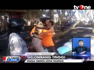Gelombang Tinggi Terjang Kulon Progo, Warga Diminta Waspada