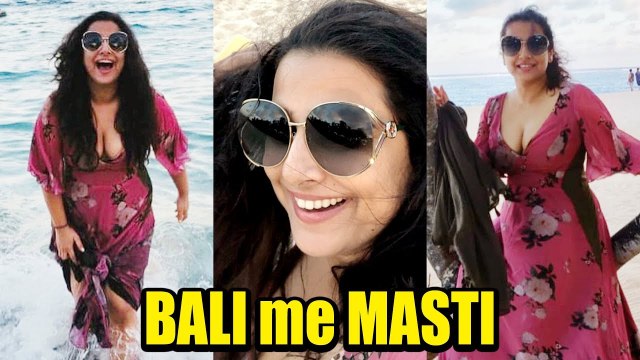 Dirty Queen Vidya Balan Funny Dress on Bali Beach _ Worst Dressed Bollywood actr
