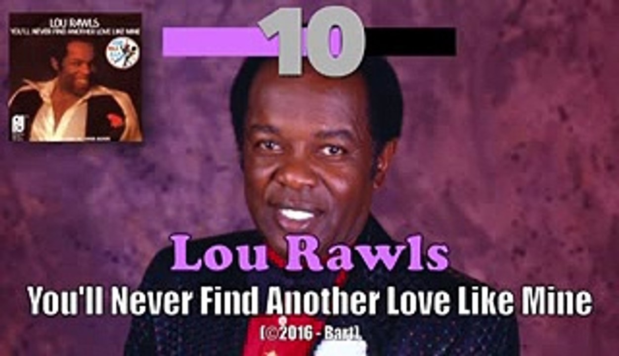 You'll Never Find Another Love Like Mine - Lou Rawls - karaoke