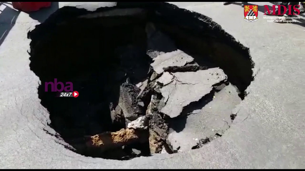 சென்னை மத்திய கைலாஷ் சாலையில் திடீரென பெரிய பள்ளம்  Road Carves in Chennai |nba 24x7