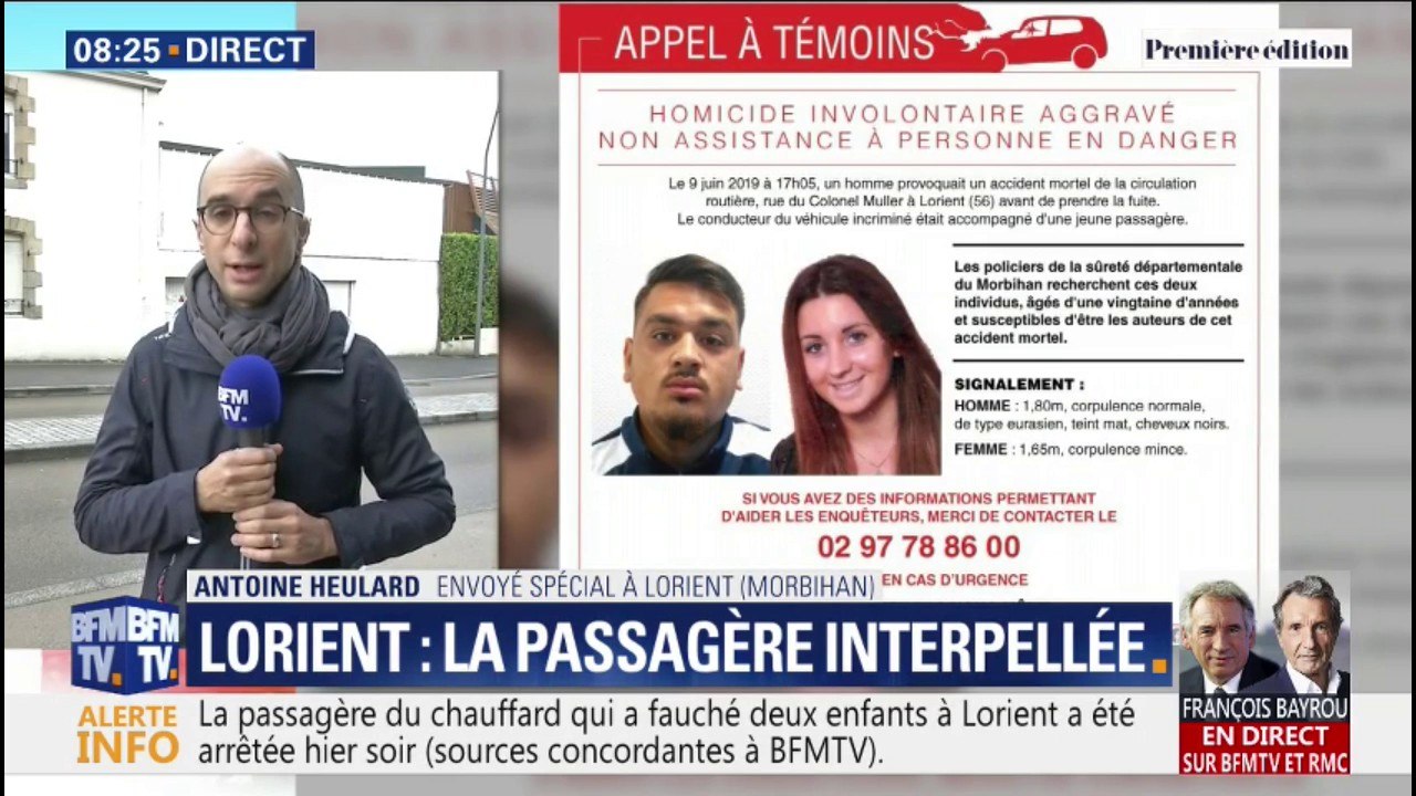 Accident mortel à Lorient: ce que l'on sait de la relation entre le chauffard et la passagère