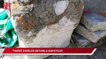 Bizans dönemine ait yapıların bulunduğu cami defineciler tarafından talan ediliyor