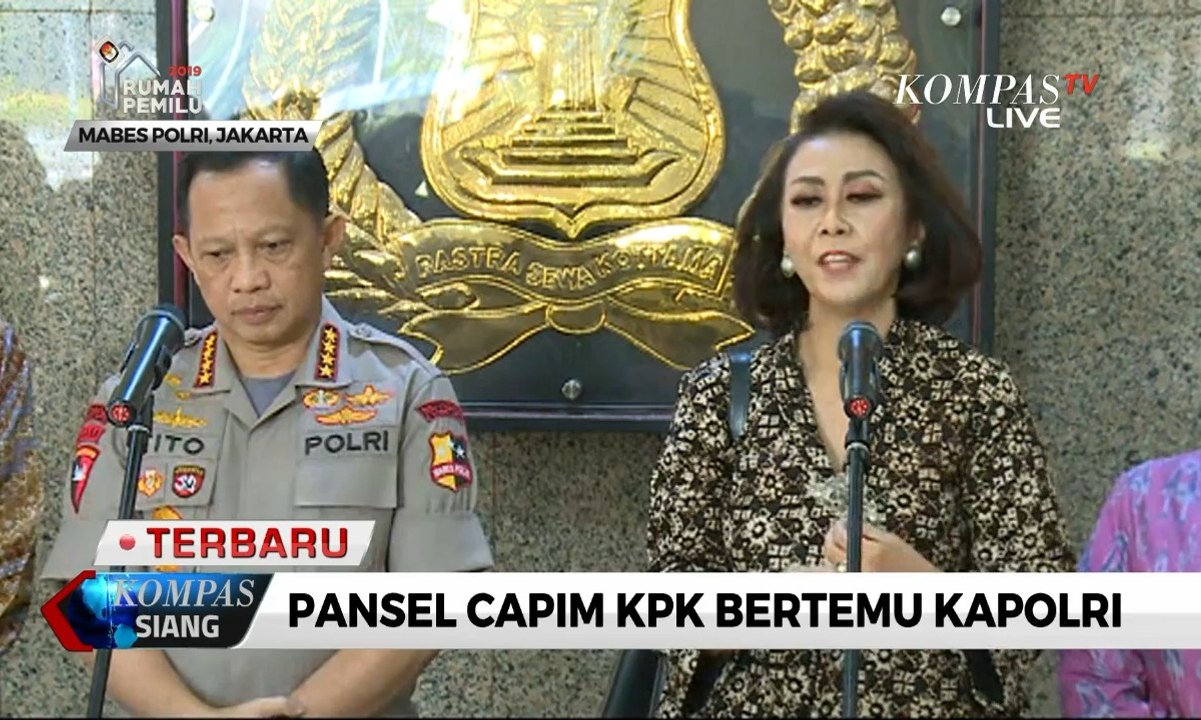 [TERBARU] Pansel Temui Kapolri, Bahas Kandidat Polisi untuk Seleksi Capim KPK