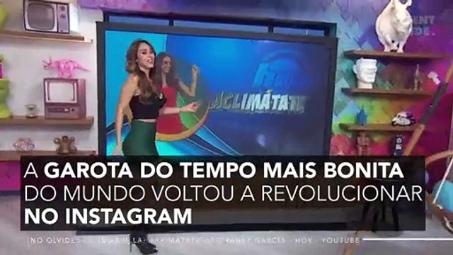 Yanet García mostra suas curvas em frente ao espelho e todos observam o mesmo detalhe
